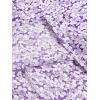 imageVerdusa Girls Floral Print Puff Sleeve Square Neck Shirred Swing A Line DressPurple