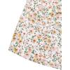 imageVerdusa Girls Floral Print Puff Sleeve Square Neck Shirred Swing A Line DressWhite