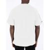 imageVerdusa Mens Graphic Tees Letter Print Short Sleeve Classic Tops Crewneck Casual T ShirtWhite