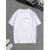 imageVerdusa Mens Graphic Tees Letter Print Short Sleeve Classic Tops Crewneck Casual T ShirtWhite