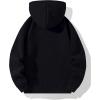 imageVerdusa Mens Quarter Zip Pullover Hoodies Long Sleeve Drop Shoulder Sweatshirt Casual PulloverBlack