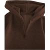 imageVerdusa Mens Quarter Zip Pullover Hoodies Long Sleeve Drop Shoulder Sweatshirt Casual PulloverCoffee Brown