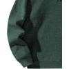 imageVerdusa Mens Quarter Zip Pullover Hoodies Long Sleeve Drop Shoulder Sweatshirt Casual PulloverGreen