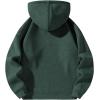 imageVerdusa Mens Quarter Zip Pullover Hoodies Long Sleeve Drop Shoulder Sweatshirt Casual PulloverGreen