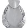 imageVerdusa Mens Quarter Zip Pullover Hoodies Long Sleeve Drop Shoulder Sweatshirt Casual PulloverGrey