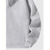 imageVerdusa Mens Quarter Zip Pullover Hoodies Long Sleeve Drop Shoulder Sweatshirt Casual PulloverLight Grey