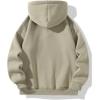 imageVerdusa Mens Quarter Zip Pullover Hoodies Long Sleeve Drop Shoulder Sweatshirt Casual PulloverOlive Green