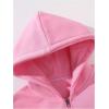 imageVerdusa Mens Quarter Zip Pullover Hoodies Long Sleeve Drop Shoulder Sweatshirt Casual PulloverPink