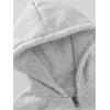 imageVerdusa Mens Quarter Zip Pullover Hoodies Long Sleeve Drop Shoulder Sweatshirt Casual PulloverWhite