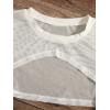 imageVerdusa Girls 3 Piece Mesh High Low Hem Tee Letter Graphic Cami Top and ShortsMulticolor