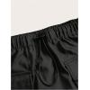 imageVerdusa Girls Drawstring Elastic Waist Flap Pocket Straight Cargo Mini SkirtBlack