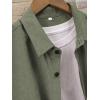 imageVerdusa Mens Casual Button Down Shirt Short Sleeve Collared TopArmy Green