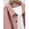 imageVerdusa Mens Casual Button Down Shirt Short Sleeve Collared TopDusty Pink