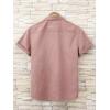 imageVerdusa Mens Casual Button Down Shirt Short Sleeve Collared TopDusty Pink
