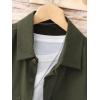 imageVerdusa Mens Casual Button Down Shirt Short Sleeve Collared TopGreen