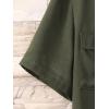 imageVerdusa Mens Casual Button Down Shirt Short Sleeve Collared TopGreen