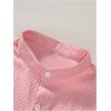 imageVerdusa Mens Casual Button Down Shirt Short Sleeve Collared TopPink
