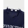 imageVerdusa Mens Graphic Letter Print Ripped Sweater Vest Sleeveless Summer Knit TopsBlue