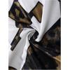 imageVerdusa Mens Leopard Print Short Sleeve Jersey Tshirt Color Block Loose Athletic Tee TopLeopard Brown