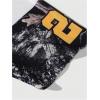 imageVerdusa Mens Leopard Print Short Sleeve Jersey Tshirt Color Block Loose Athletic Tee TopYellow Black