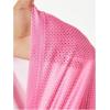 imageVerdusa Womens Jersey Shirt Baggy Shirt Oversized Tshirts Leopard Print V Neck Tshirt Sumer TopsPink