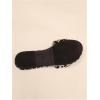 imageVerdusa Womens Leopard Print Sandals Bow Front Open Toe Slip on Flat SandalsApricot