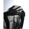 imageVerdusa Womens Mesh Sheer Crop Athletic Jackets Lightweight Long Sleeve Zip Up Jacket OutwearBlack