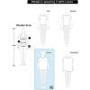 imageVerdusa Womens Y2K Contrast Lace Jersey Shirts Button Collared 2 in 1 Crop TopsBlue