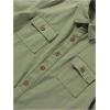 imageVerdusa Boys Long Sleeve Button Down Denim Shirts Jean Top with PocketsGreen