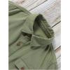 imageVerdusa Boys Long Sleeve Button Down Denim Shirts Jean Top with PocketsGreen