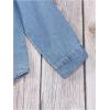 imageVerdusa Boys Long Sleeve Button Down Denim Shirts Jean Top with PocketsLight Wash