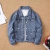 imageVerdusa Boys Ripped Long Sleeve Button Front Denim Jacket Coat OuterwearMedium Wash
