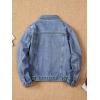 imageVerdusa Boys Ripped Long Sleeve Button Front Denim Jacket Coat OuterwearMedium Wash