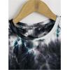 imageVerdusa Boys Tie Dye Short Sleeve Casual TShirt Top Round Neck Summer Tee TopsBlack