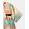 imageVerdusa Boys Tie Dye Short Sleeve Casual TShirt Top Round Neck Summer Tee TopsOrange Multi
