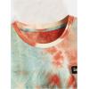 imageVerdusa Boys Tie Dye Short Sleeve Casual TShirt Top Round Neck Summer Tee TopsOrange Multi