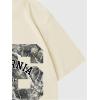 imageVerdusa Womens Camo Number Graphic TShirt Crew Neck Letter Print Jersey Tee TopsBeige
