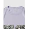 imageVerdusa Womens Camo Number Graphic TShirt Crew Neck Letter Print Jersey Tee TopsPurple