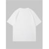 imageVerdusa Womens Camo Number Graphic TShirt Crew Neck Letter Print Jersey Tee TopsWhite