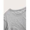 imageVerdusa Womens Off The Shoulder Letter Graphic Tees Shirts Jersey Short Sleeve Summer Tee TopsGreen98