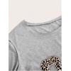 imageVerdusa Womens Off The Shoulder Letter Graphic Tees Shirts Jersey Short Sleeve Summer Tee TopsGrey98