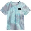imageVerdusa Boys Tie Dye Short Sleeve Casual TShirt Top Round Neck Summer Tee TopsBlue Multi