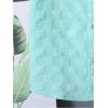 imageVerdusa Boys 2 Piece Outfit Textured Letter Short Sleeve Shirt and Shorts SetMint Green