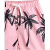 imageVerdusa Boys 2 Piece Outfits Hawaiian Vacation Beach Button Down Shirt and Shorts Matching SetsLight Pink