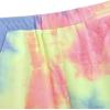 imageVerdusa Boys 2 Piece Outfits Tie Dye Crew Neck Tee Shirts and Track ShortsMulticolor