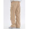 imageVerdusa Boys Casual Cargo Pants Elastic Waist Workout Sweatpants JoggersApricot