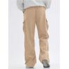 imageVerdusa Boys Casual Cargo Pants Elastic Waist Workout Sweatpants JoggersApricot