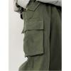 imageVerdusa Boys Loose Cargo Pants Elastic Waist Workout Trousers with PocketsArmy Green