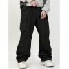 imageVerdusa Boys Loose Cargo Pants Elastic Waist Workout Trousers with PocketsBlack