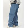 imageVerdusa Boys Loose Cargo Pants Elastic Waist Workout Trousers with PocketsBlue